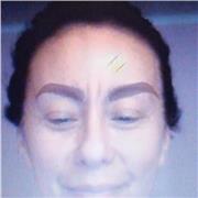 Profesora del curso de matemáticas, comunicación